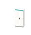 Siemens 8MF18 Series White Steel General Purpose Enclosure, IP55, White Lid, 1800 x 900 x 800mm