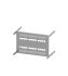 Siemens Grey 4 Gang Mounting Plate Sheet Steel Mounting Plate