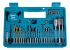 Makita 102-Piece Masonry Drill Bit, Metal Drill Bit, Wood Drill Bit Set for Metal, Wood, 54 Max, 3 Min, Metal Bits