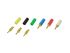 Mac 8 0.8mm Yellow Terminal Post, 125V ac/dc, 1A, M1.8 Thread