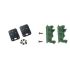 MOXA DK Series DIN Rail for Use with UPort 1400 Series, 89 x 19mm