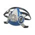 Respiratore a maschera MSA Safety col. Blu, Bianco, Taglia S, Mezza maschera