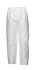 DuPont Tyvek 500 's White Trousers Abrasion Resistant, Flex Cracking Resistance, Puncture Resistant, Tear Resistant
