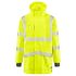 Leo Workwear Hi Visジャケット 男女兼用 黄 A04-Y-LEO-XL