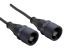 Bulgin6000, 3m Cat6a, Black RJ45 to Male RJ45 Male, Shielded Shielded, Terminated PVC Sheath