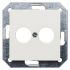Siemens White 1 Gang Cover Plate Thermoplastic Faceplate & Mounting Plate