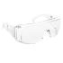 Skytec EME10 UV Safety Spectacles, Clear Polycarbonate Lens, Vented