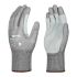 Skytec Sapphire Tungsten Beige, Grey 13 Gauge HPPE, Nylon, Steel Fibre Cut Resistant Work Gloves, Size Medium, Leather,