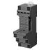 Omron PYF 8 Pin 250V ac DIN Rail Relay Socket, for use with H3Y Series Timer, H3YN Series Timer