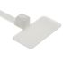 HellermannTyton Identification Cable Tie, , 110mm x 2.5 mm, Natural Polyamide 6.6 (PA66), Pk-100