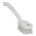Vikan Medium Bristle White Scrubbing Brush, 22mm bristle length, Polyester bristle material
