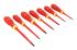 Bahco B220.017 Pozidriv; Slotted Insulated Screwdriver Set, 7-Piece