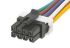 Kabel przewód-płytka, Micro-Fit TPA, 600 V, 5 A, raster: 3mm, 1m, Okrągły, Cyna, Czarny