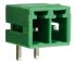 RS PRO 3.81mm Pitch 2 Way Right Angle Pluggable Terminal Block, Header, Through Hole, Screw Termination