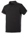 Snickers AllroundWork Black/Grey Cotton, Polyester Polo Shirt, UK- M, EUR- M