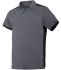 Snickers AllroundWork Black/Grey Cotton, Polyester Polo Shirt, UK- M, EUR- M