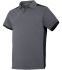 Snickers AllroundWork Black/Grey Cotton, Polyester Polo Shirt, UK- XL, EUR- XL