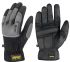 Snickers Power Core Black Polyamide General Purpose Work Gloves, Size 8, Medium