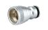 Straight Male Hose Coupling 1/2in Nipple to Threaded, 1/2 in BSP Female, Brass