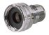 Straight Male Hose Coupling 3/4in Nipple to Threaded, 3/4 in BSP Female