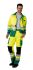 Muzelle Dulac Roady Yellow Hi Vis Work Trousers, 36in Waist Size