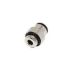 Legris LF3000 Series Straight Threaded Adaptor, G 1/2 Male to Push In 8 mm, Threaded-to-Tube Connection Style
