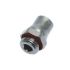 Legris LF3600 Series Straight Threaded Adaptor, G 1/4 Male to Push In 12 mm, Threaded-to-Tube Connection Style
