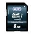 ATP 8 GB Industrial SDHC SD Card, Class 10, UHS-1 U1