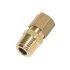 Legris LF3000 Series Straight Threaded Adaptor, R 3/8 Male to Push In 14 mm, Threaded-to-Tube Connection Style