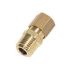 Legris LF3000 Series Straight Threaded Adaptor, R 1/2 Male to Push In 16 mm, Threaded-to-Tube Connection Style