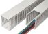 SES Sterling GN-HF-A6/4 Grey Slotted Panel Trunking - Open Slot, W80 mm x D60mm, L2m, PC/ABS