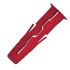 RawlPlug Red Plastic, Steel Wall Plug, 28mm Length, 6mm Fixing Hole Diameter