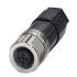 Phoenix Contact Circular Connector, 4 Contacts, Cable Mount, M12 Connector, Plug, Female, IP65, IP67, SACC Series