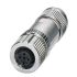 Phoenix Contact Circular Connector, 2 Contacts, Cable Mount, M12 Connector, Plug, Female, IP65, IP67, SACC Series