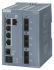 Siemens Ethernet Switch, 5 RJ45 port, 24V dc, 10 Mbit/s, 100 Mbit/s Transmission Speed, DIN Rail Mount XB205, 1, 3, 5