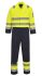 RS PRO Yellow Reusable Yes Coverall, XL