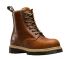 Dr Martens Icon 7B10 Brown Steel Toe Capped Mens Safety Boots, UK 6, EU 40