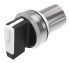 EAO Series 45 Series 3 Position Selector Switch Head, 22.3mm Cutout, White Handle