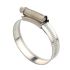 RS PRO Stainless Steel 316 Slotted Hex Hose Clip, 14.7mm Band Width, 120 → 140mm ID