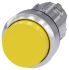 Siemens SIRIUS ACT Series Yellow Momentary Push Button, 22mm Cutout, IP66, IP67, IP69K