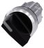 Siemens SIRIUS ACT Series 2 Position Selector Switch Head, 22mm Cutout, Black Handle