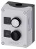 Siemens 按钮开关控制盒, SIRIUS ACT系列, 22mm孔径, 黑色，白色按钮