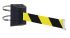 Tensator Black Safety Barrier, Retractable Barrier 4.6m