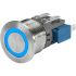 Schurter Capacitive Switch Momentary,Illuminated, Blue, IP40, IP67 Au