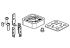 DIN 43650 mágnesszelep csatlakozó 3P+E, 121012 sorozat, rögzítés: Csavar, IP65, IP67, 16A, 250 V AC, 300 V DC