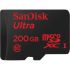 Sandisk Micro SD Card 200 GB MicroSDXC Card Class 10, UHS-1 U1