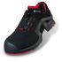 Uvex Uvex 1 Unisex Black, Red Composite  Toe Capped Safety Trainers, EU 38