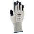Uvex Unidur 6659 foam Grey Nitrile Foam Coated Fibreglass, HPPE, Polyamide Work Gloves, Size 8, Medium, 2 Gloves