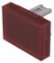 EAO Red Rectangular Push Button Lens for Use with 31 Series