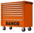 Bahco 8 drawer Stainless Steel (Top) Wheeled Tool Chest, 985mm x 1016mm x 501mm